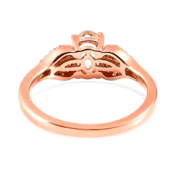 Marropino Morganite and Multigemstone in Vermeil Rose Gold over Sterling - Picture 2 of 6